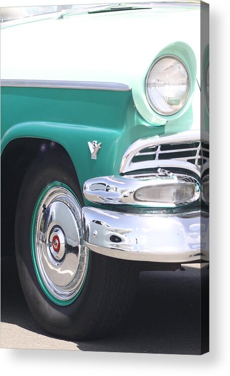 1956 Acrylic Print featuring the photograph 1956 Ford Classic Car by Jeff Floyd CA