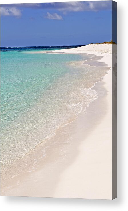 Beach Acrylic Print featuring the photograph Caribbean beach. #2 by Fernando Barozza