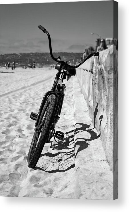 Beach Acrylic Print featuring the photograph Fat Tire #1 by Peter Tellone