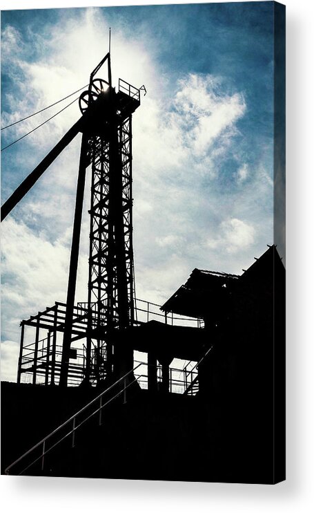 Mine Acrylic Print featuring the photograph Mining site #2 by Carlos Caetano