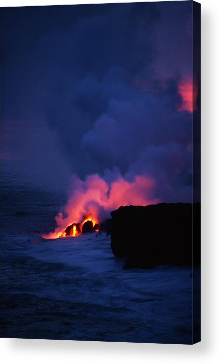Lava Acrylic Print featuring the photograph Pele #2 by Gary Cloud