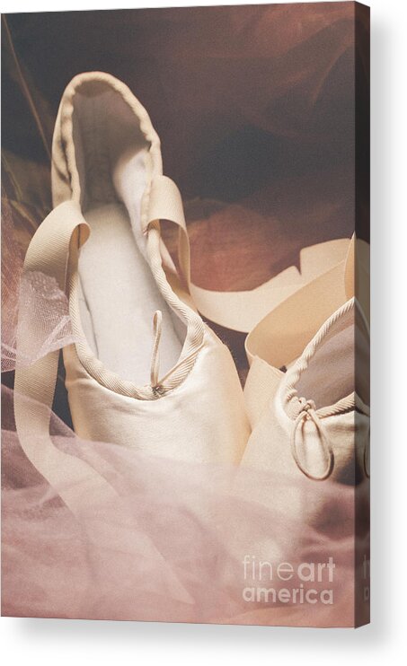 Shoes Acrylic Print featuring the photograph Pointe Shoes #8 by Jelena Jovanovic