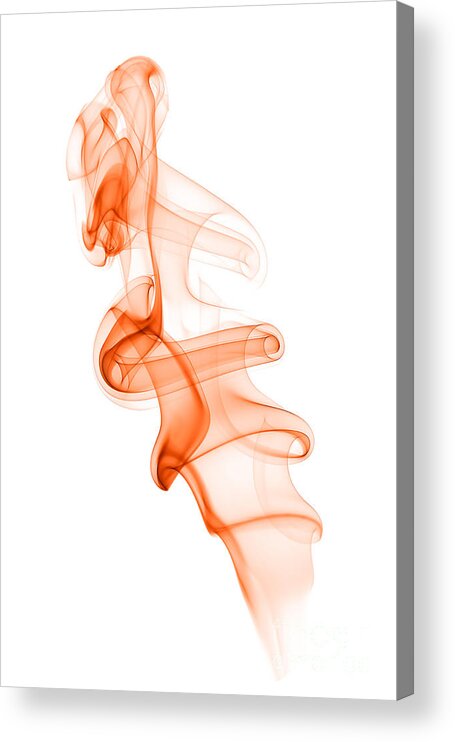 Abstract Acrylic Print featuring the photograph smoke III by Joerg Lingnau