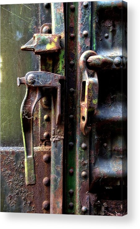 Newel Hunter Acrylic Print featuring the photograph Unhinged #2 by Newel Hunter
