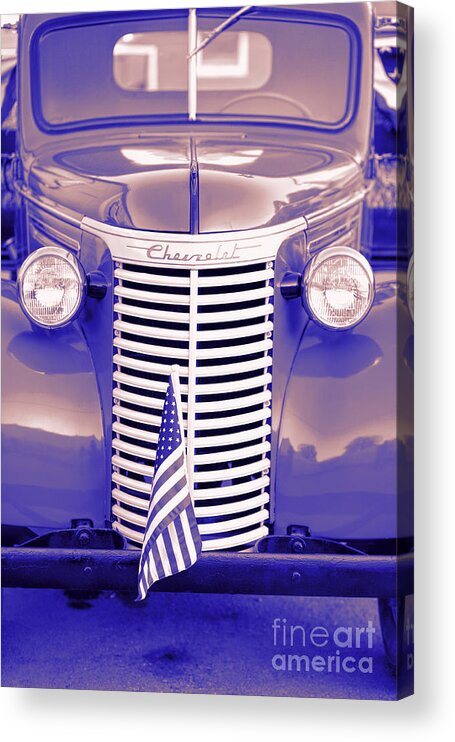 Classic Acrylic Print featuring the photograph 1940 Chevy Truck #4 by George Robinson