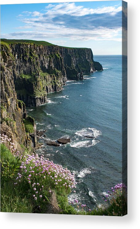 Ireland Acrylic Print featuring the photograph Cliffs Of Moher, Clare, Ireland #1 by Aidan Moran