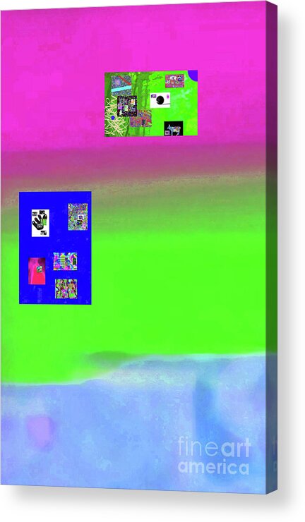 Walter Paul Bebirian Acrylic Print featuring the digital art 4-29-2015babcdef by Walter Paul Bebirian