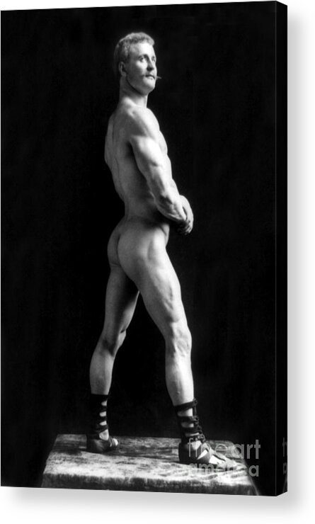 Erotica Acrylic Print featuring the photograph Eugen Sandow, Father Of Modern #4 by Science Source