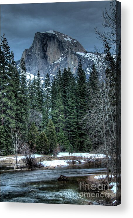 Half Dome Acrylic Print featuring the photograph Half Dome #4 by Marc Bittan