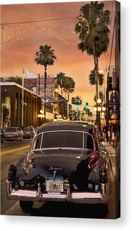 1948 Cadillac Acrylic Print featuring the photograph 48 Cadi by Steven Sparks