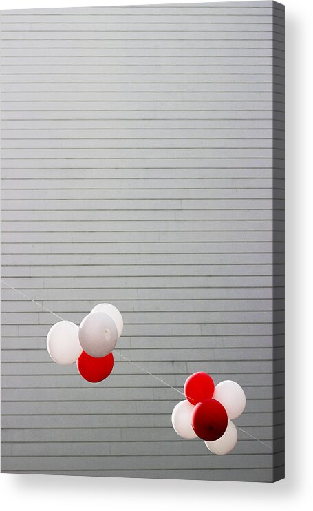 Decoration Balloons Acrylic Print featuring the photograph 9 Balloons by Prakash Ghai