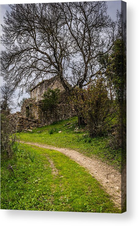 Cottage Acrylic Print featuring the photograph A Cottage In Ruins II by Marco Oliveira