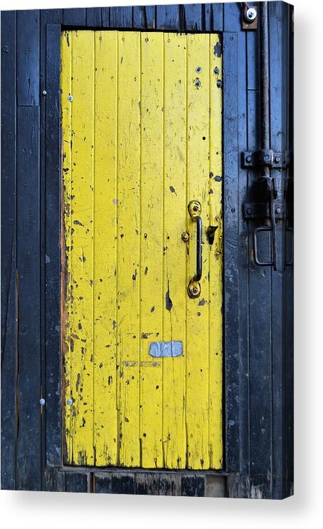 Doorway Acrylic Print featuring the photograph A door within a door by Cheryl Hoyle