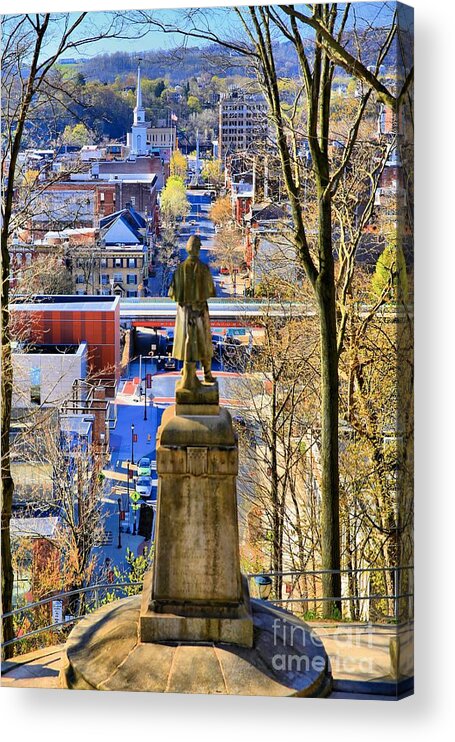 Easton Acrylic Print featuring the photograph A View from College Hill by DJ Florek
