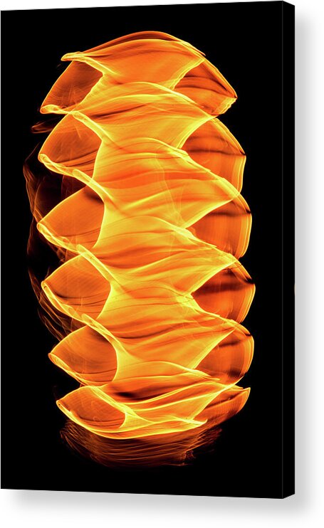Abstract Acrylic Print featuring the photograph Abstract Light Number 2 by Don Johnson
