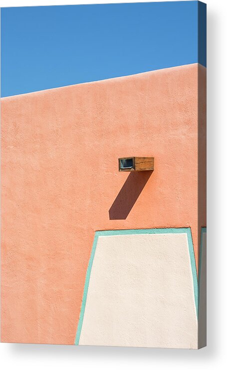Adobe Acrylic Print featuring the photograph Adobe Colors by Mitch Spence