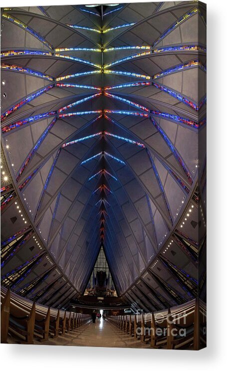United States Acrylic Print featuring the photograph Air Force Academy Chapel - V by David Bearden
