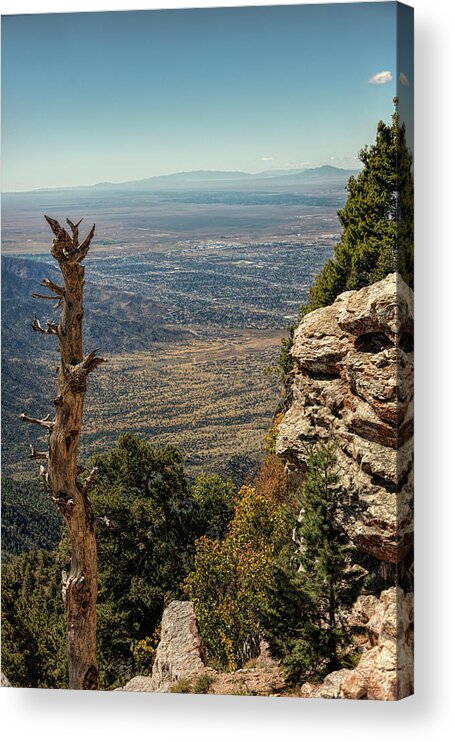 Landscape Acrylic Print featuring the photograph Albuquerque Overlook by Michael McKenney