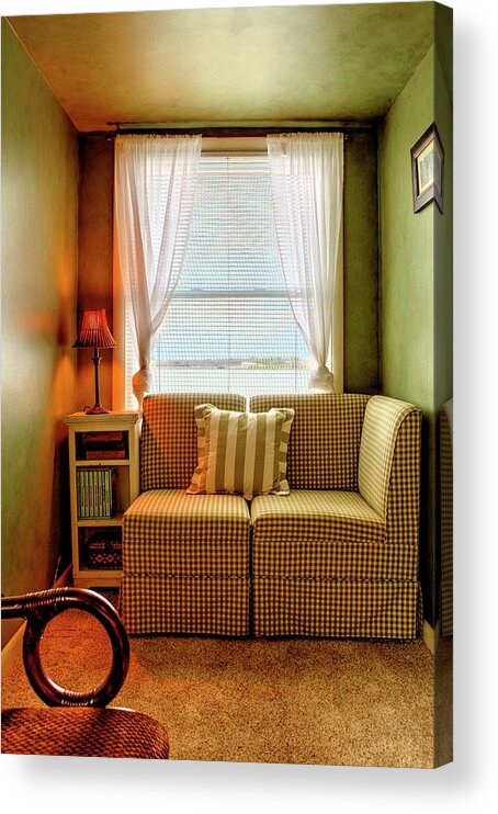 Alcove Acrylic Print featuring the photograph Alcove sitting area by Jeff Kurtz