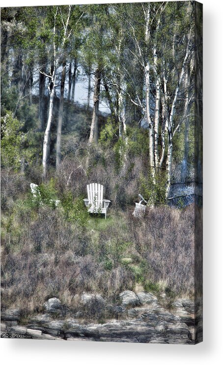 Chair Acrylic Print featuring the photograph Almost Ready For Summer by Richard Bean