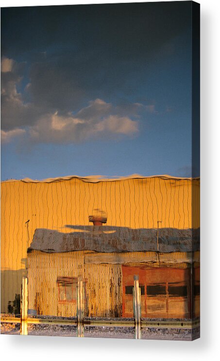 Dock Acrylic Print featuring the photograph An Illusion Created by a Reflection by John Harmon