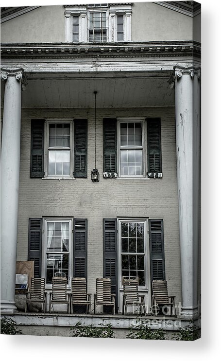 Frat Acrylic Print featuring the photograph Animal House by Edward Fielding