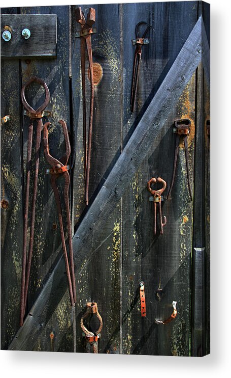 Old Acrylic Print featuring the photograph Antique Tools by Joanne Coyle