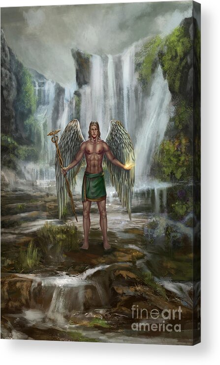 Archangel Raphael Acrylic Print