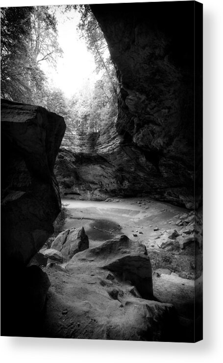 Ash Cave Acrylic Print featuring the photograph Ash Cave Hocking Hills by Alan Raasch