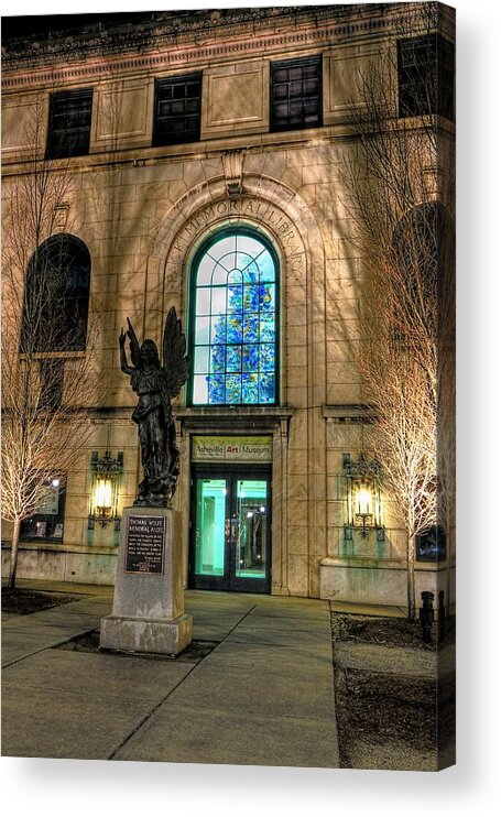 Asheville Art Museum Acrylic Print featuring the photograph Asheville Art Museum by Carol Montoya