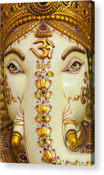 Ganesha Acrylic Print featuring the photograph AUM Ganesha by Tim Gainey