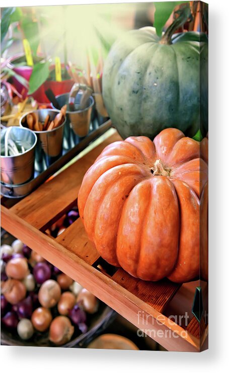 Autumn Acrylic Print featuring the photograph Autumn Harvest by Ariadna De Raadt