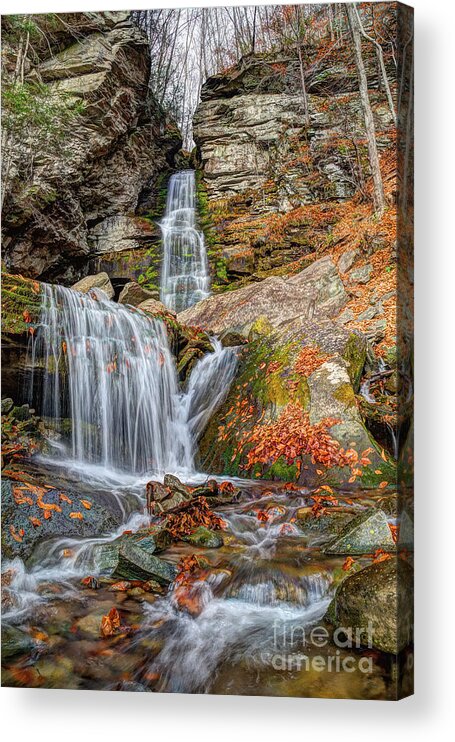 Denning Ny Acrylic Print featuring the photograph Autumns end by Rick Kuperberg Sr