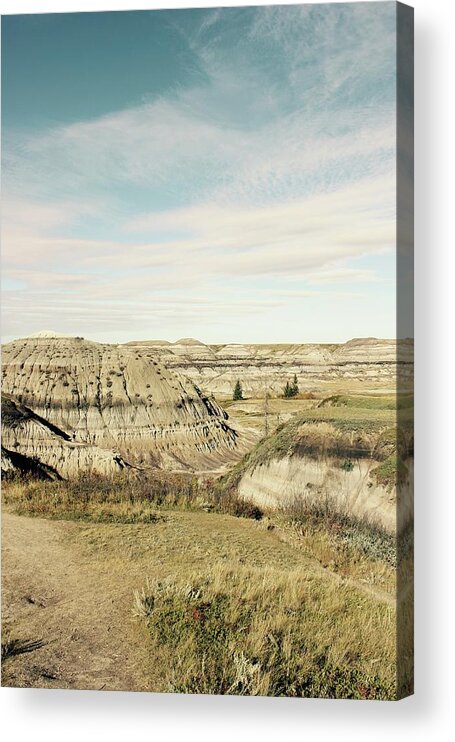  Acrylic Print featuring the photograph Bad lands Drumheller by Brian Sereda