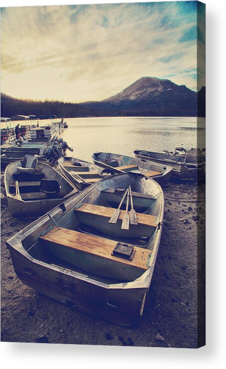 Lake Mary Acrylic Print featuring the photograph Before Another Day Disappears by Laurie Search