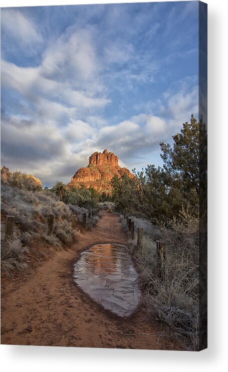 Bell Rock Acrylic Print featuring the photograph Bell Rock Beckons by Tom Kelly