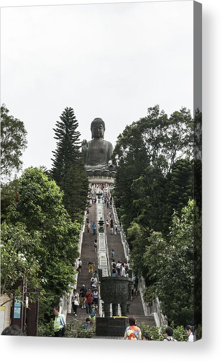 Hongkong Acrylic Print featuring the photograph Big Budah by Israel Hernandez