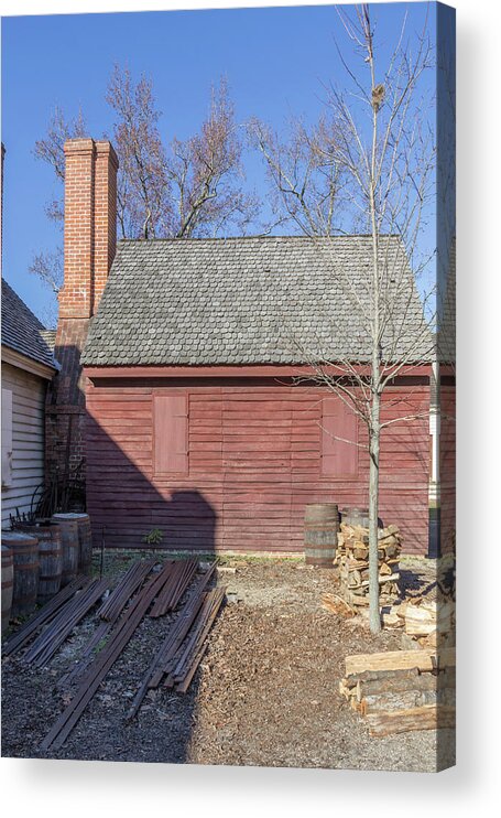 2015 Acrylic Print featuring the photograph Blacksmith Shed by Teresa Mucha