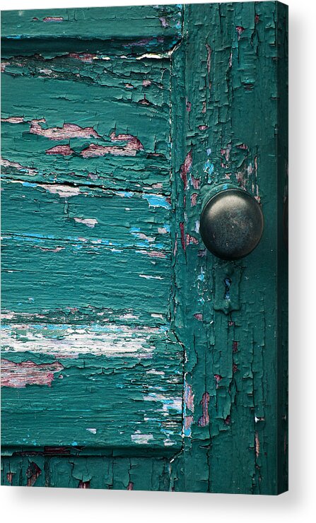 Blue Acrylic Print featuring the photograph Blue Door by Joanne Coyle