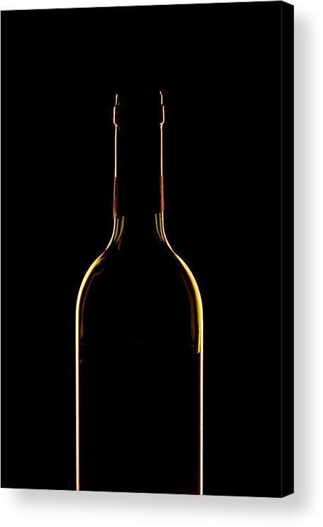 Wine Acrylic Print featuring the photograph Bottle of Wine by Andrew Soundarajan