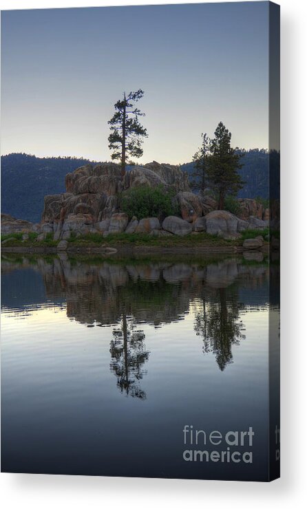 Bouder Bay Acrylic Print featuring the photograph Boulder Bay Reflections by Kelly Wade