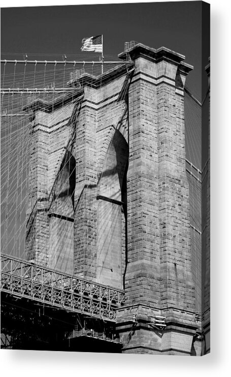 Brooklyn Acrylic Print featuring the photograph Brooklyn Bridge by Steve Parr