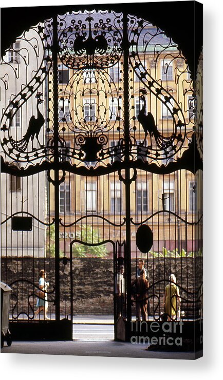 Erik Acrylic Print featuring the photograph Budapest Art Nouveau by Erik Falkensteen