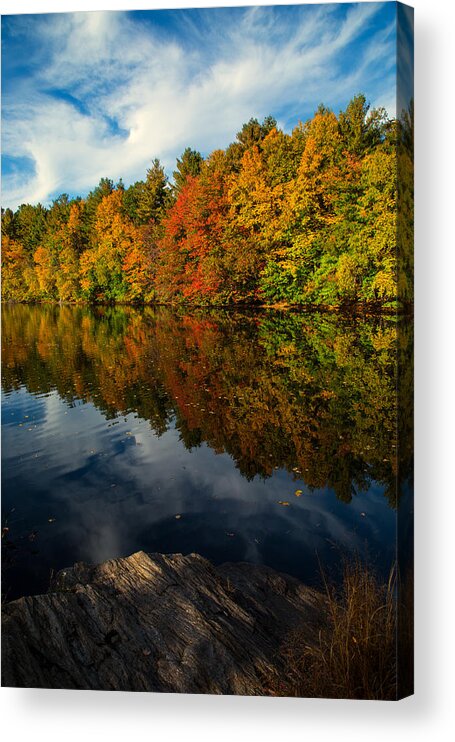 Autumn Acrylic Print featuring the photograph Bursting With Colors by Karol Livote