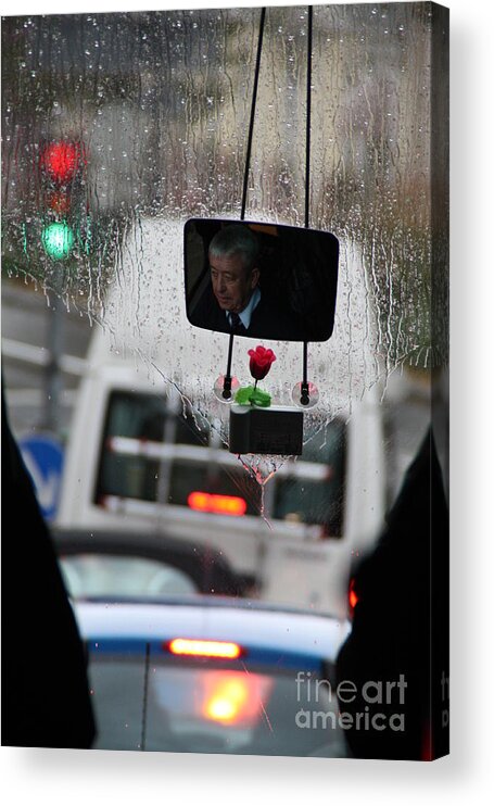 Bus Driver Acrylic Print featuring the photograph Bus Driver by Pat Moore