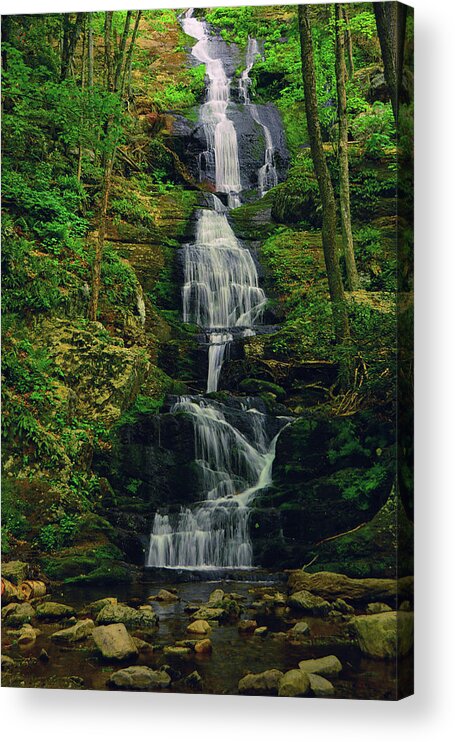 Buttermilk Falls Acrylic Print featuring the photograph Buttermilk Falls 3 by Raymond Salani III