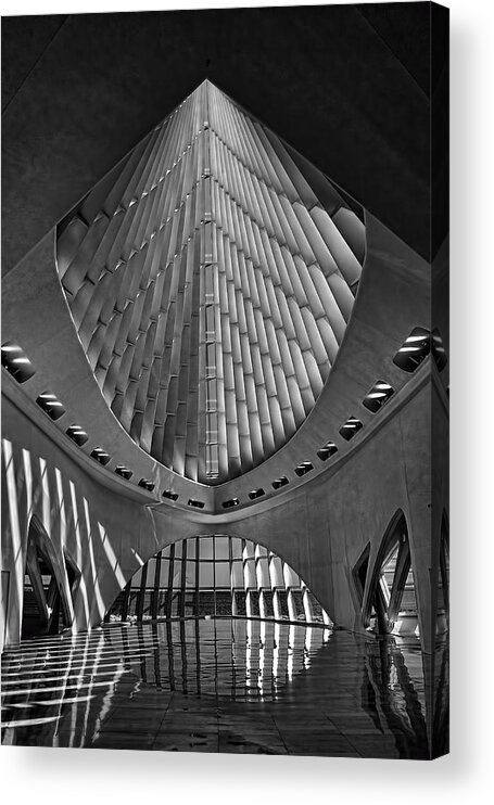 Santiago Calatrava Acrylic Print featuring the photograph Calatrava 4 by Gordon Engebretson