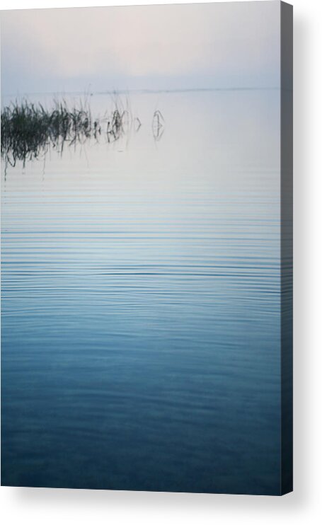 Fog Acrylic Print featuring the photograph Calm Ripples on the Lake by Parker Cunningham