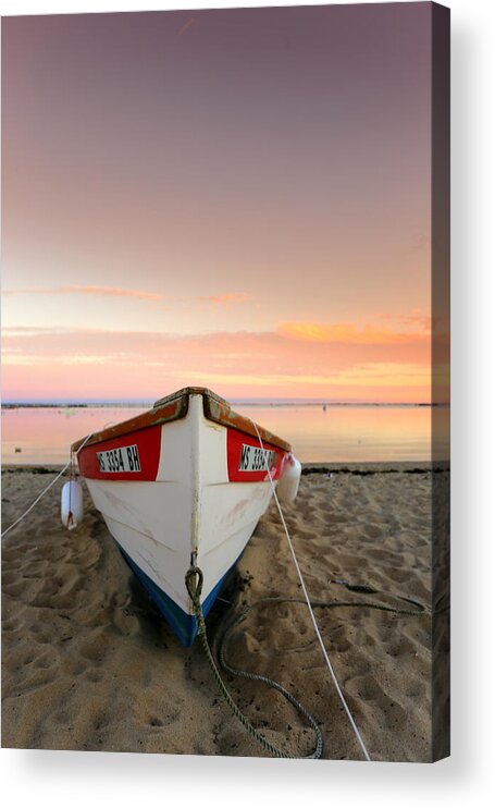 Provincetown Acrylic Print featuring the photograph Cape Sunset 2 by Imagery-at- Work