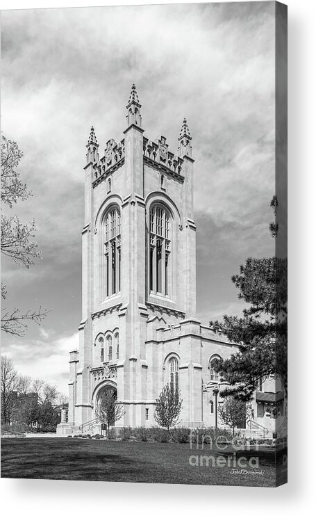 Carleton College Acrylic Print featuring the photograph Carleton College Skinner Chapel by University Icons